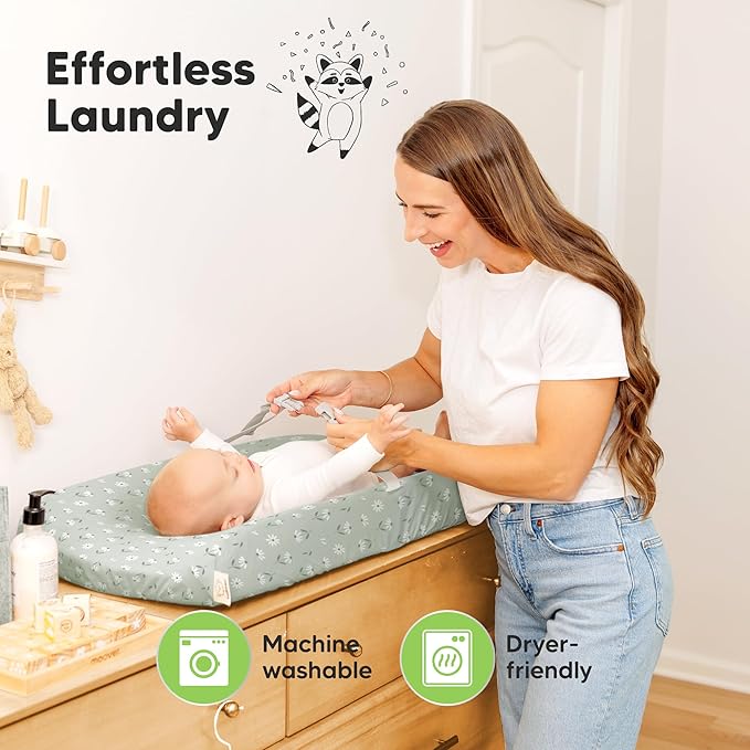 2-Pack Baby Changing Pad Cover for Girl, Boy - Image 6