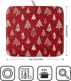 Christmas Dish Drying Mat 16 x 18 Inch - Image 2