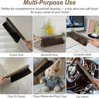 Wood Dusting Brush, Handheld Soft Bristle Cleaning Broom - Image 4