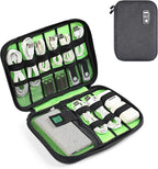 Luxtude Travel Cable Organizer Bag, Flat Cord Organizer Case, Travel Essentials by Luxtude