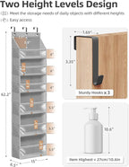 STORAGE MANIAC Over the Door Organizer Large Capacity Hanging Organizer - Image 2