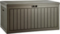 YITAHOME 90 Gallon Large Deck Box with Side Handles, Outdoor Double-Wall Storage for Patio Furniture Cushions, Garden Pool Accessories, Waterproof & Lockable by YITAHOME