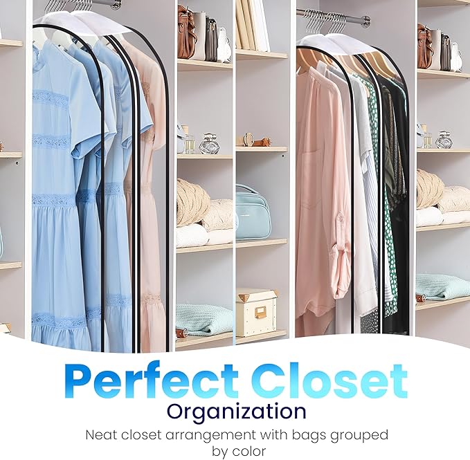 Clear Garment Bags for Clothes Storage - Image 5