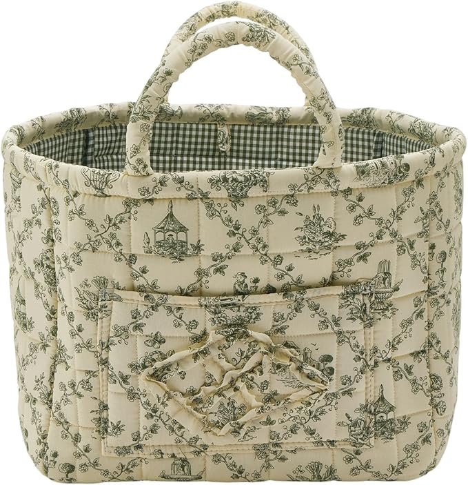 Quilted Fabric Storage Basket - Image 5