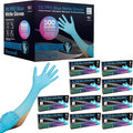 Raxwell Blue Nitrile Disposable Gloves by Raxwell