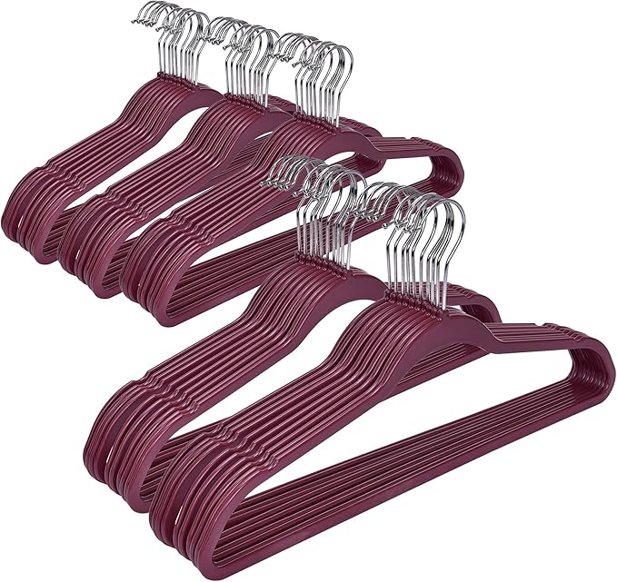 Quality Hangers 50 Pack Slim Plastic Hangers - Image 9