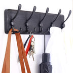 WEBI Rustic Coat Rack Wall Mount, Wood Coat Hooks Wall Mounted Coat Hanger - Image 3