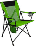 Kijaro Dual Lock Portable Camping Chairs - Enjoy the Outdoors with a Versatile Folding Chair, Sports Chair, Outdoor Chair & Lawn Chair - Dual Lock Feature Locks Position – Ireland Green by Kijaro