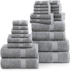 LANE LINEN Luxury 24 PCs Bath Towels Set by LaneLinen