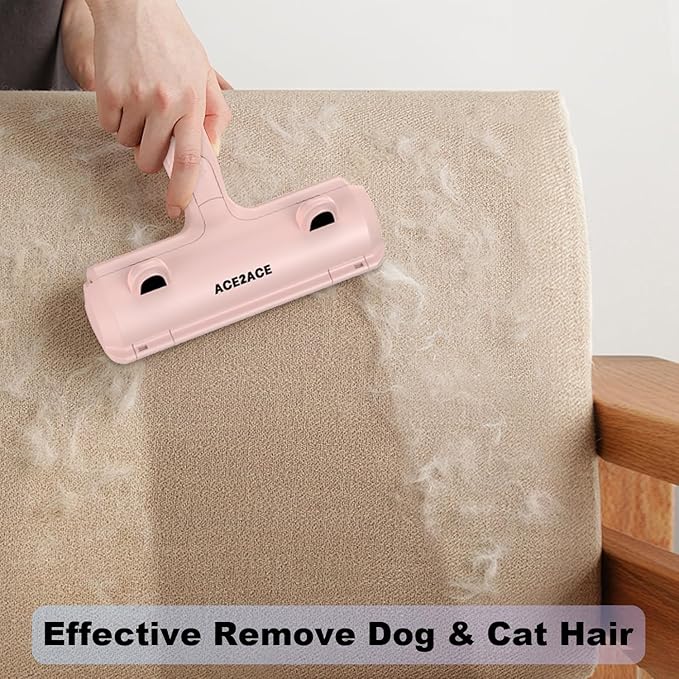 ACE2ACE Pet Hair Removal Tool, Lint Roller Brush - Image 2