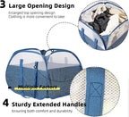 Collapsible Laundry Basket, 90L Foldable Pop-up Laundry Hamper - Image 4