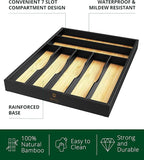 ROYAL CRAFT WOOD Luxury Bamboo Kitchen Drawer Organizer - Image 2