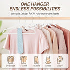 Velvet Hangers 30 Pack with Gold Hooks, Non-Slip Slim Felt Hanger - Image 6