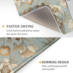 Retro Flower Bird Dish Drying Pad 18 x 24 Inch - Image 3