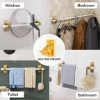 Antimbee 12PCS Self Adhesive Curtain Rod Bracket, No Drilling Curtain Rod - Image 6