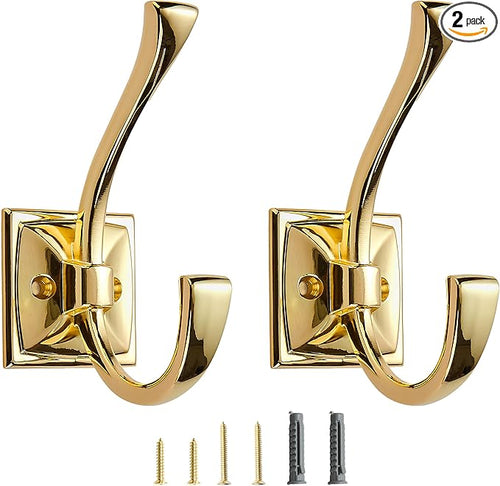 2 Pack Decorative Heavy Duty Towel Hooks by CABDM