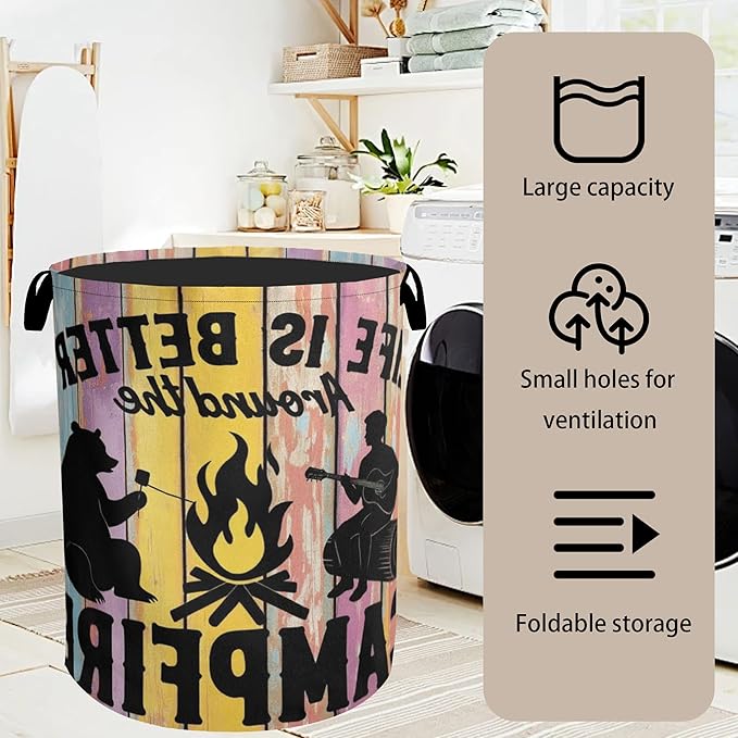 Camping Foldable Laundry Hamper - Image 7