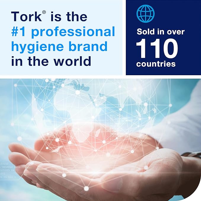 Tork Paper Hand Towel Roll White H21, 100% Recycled Fiber, 12 Rolls x 350 ft - Image 5
