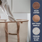 CleverMade Collapsible Laundry Tote 2-Pack – Foldable Carry-All Storage Bin - Image 4