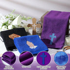 3 Pcs Easter Pastor Hand Towels, Christian Embroidered Religious Cross Cotton - Image 4