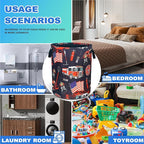 Fire Truck Fireman Laundry Basket Firefighters Oxford Cloth Laundry Hamper - Image 4