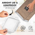 WHITE FEATHER SUPPLIES 2 PC Large Food Storage Containers - Image 3