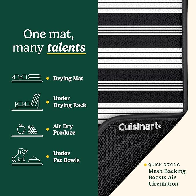 Cuisinart Dish Drying Mats for Kitchen Counter - Image 3