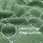 Homaxy 100% Cotton Terry Kitchen Towels, Checkered Designed, Soft and Super - Image 2