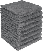 Bumble Towels Premium Kitchen Dish Cloths | 8 Pack | Diagonal Deluxe Dish Cloth by BumbleTowels