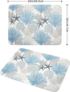 Coastal Blue Gray Dish Drying Pad 18 x 24 Inch - Image 2
