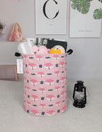 QUEENLALA Large Storage Basket, Laundry Hamper/Bathroom/Home Decor/Collapsible - Image 4