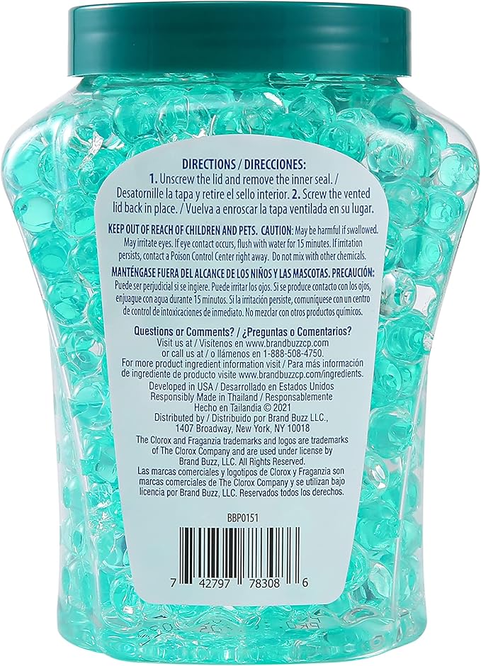 Clorox Fraganzia Crystal Beads Air Freshener Twin Pack, Long Lasting Room - Image 6