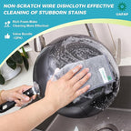 12 Pcs New Upgrade 3-Layer Non Scratch Wire Dishcloth, Cleans Fast Without - Image 4