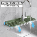 WAFT YEARN 17X5 Inch Silicone Durable Faucet Mat Kitchen Sink Splash Guard - Image 3
