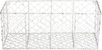 DII Chicken Wire Collection Farmhouse Vintage Wall Baskets, Medium Basket - Image 3