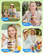 12 Pack-34oz Freezer Storage Containers, Plastic Food Storage Containers - Image 7