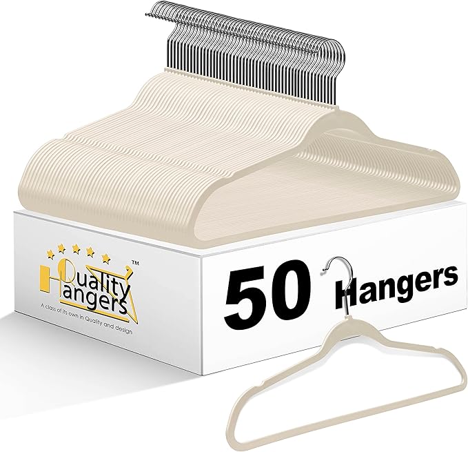 Quality Hangers Multi Pack Slim Plastic Hangers by QualityHangers