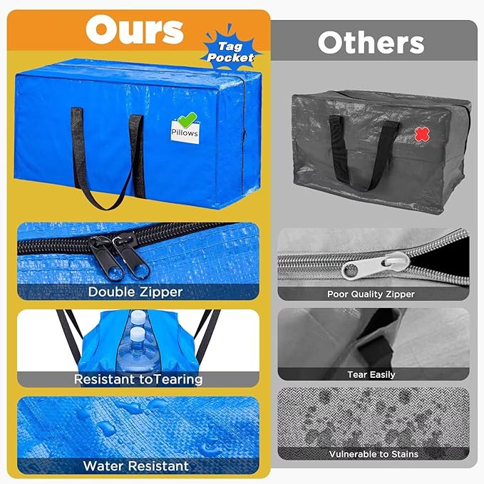 Extra Large Moving Bags Heavy Duty Storage Bags - Image 4