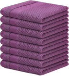 Homaxy 100% Cotton Dish Cloths, 8 Pack by Homaxy