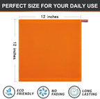 Kitinjoy 100% Cotton Kitchen Dish Cloths, 12 Pack Waffle Weave Ultra Soft - Image 5