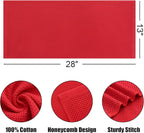 Kitinjoy 100% Cotton Waffle Weave Kitchen Hand Towels - Image 2