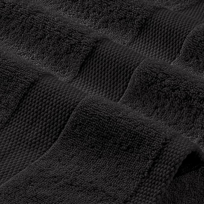 White Classic Black Hand Towels - Image 8