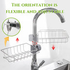 Sponge Holder for Kitchen Sink, Drying Rack for Sponges and Bottles - Image 8