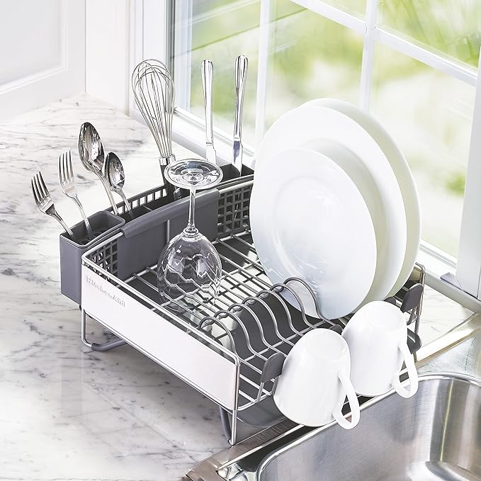 KitchenAid Compact Space Saving, Dish Rack - Image 4