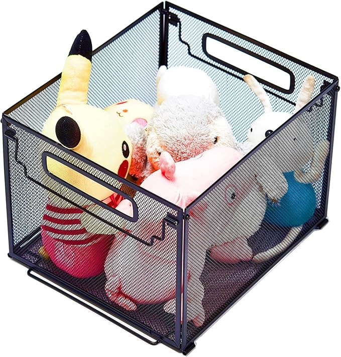 SETTFRFE Letter Size Metal Mesh Hanging File Folder Organizer Crate Basket - Image 5