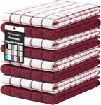 Homaxy Premium Cotton Kitchen Towels 16"x 28", Large Natural Ring Spun 390 GSM by Homaxy