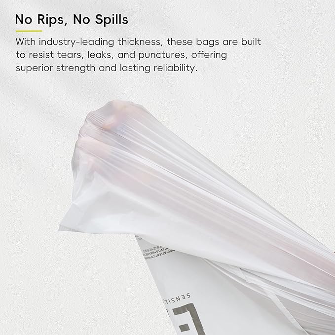 EKO 10.6 Gallon / 35–40 Liter Drawstring Trash Bags, Extra-Strong Leak-Resistant - Image 8