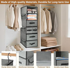 Durable 6-Tier hanging closet organizer - Image 4