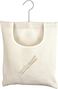 Whitmor Canvas Clothespin Bag Hanging Storage Organizer by Whitmor