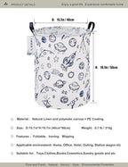 Round waterproof laundry basket、foldable storage basket、laundry Hampers - Image 2